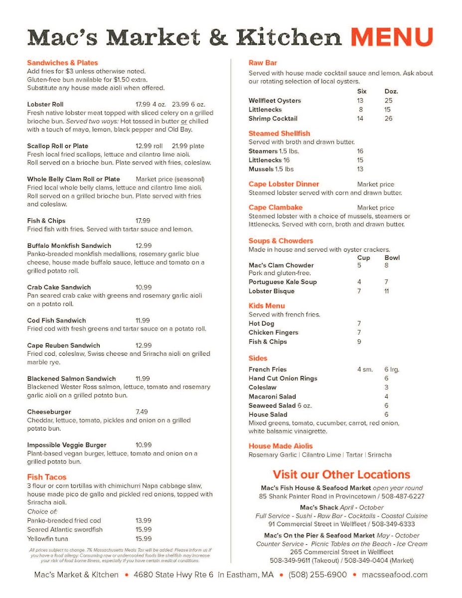 Menu Mac's Market & Kitchen-3